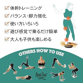 LandSup Crazy mini バランスボード 体幹トレーニング 楽天市場】バランスボード LandSup Crazy mini ランドサップ